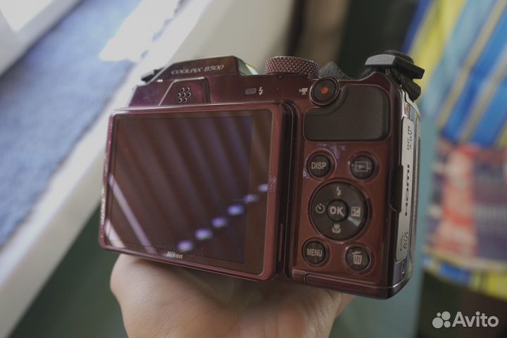 Цифровой фотоаппарат Nikon coolpix B500 фиолетовый