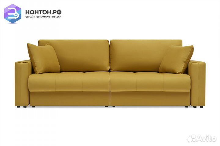 Диван тик-так Монарх горчичный