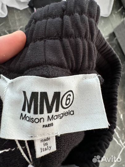 Штаны Maison Margiela MM6 Black Logo оригинал