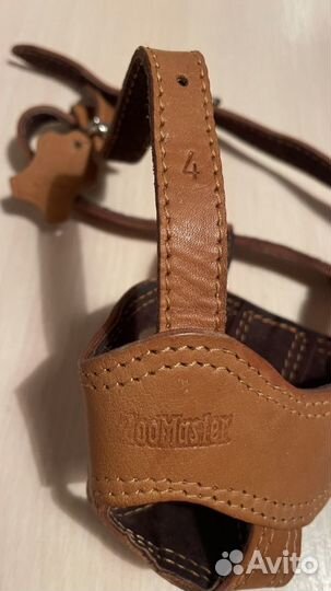 Намордник кожаный для собаки Номер 4