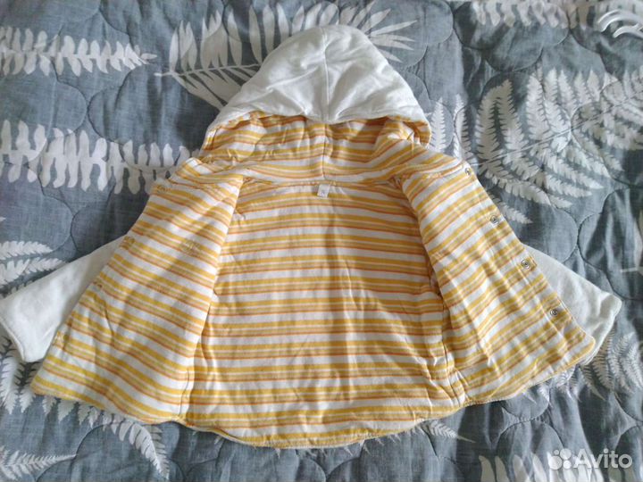 Кофточка утепленная на малыша 74