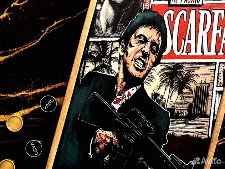 Нарды с индивидуальным рисунком vaso