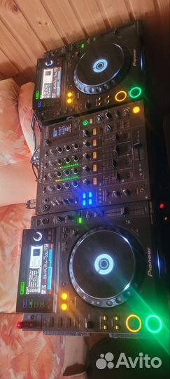 Комплект Pioneer cdj 2000-2 шт., dgm-800