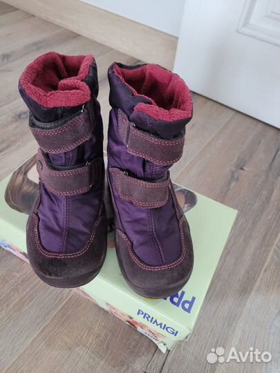 Ботинки детские зимние для девочки р. 27