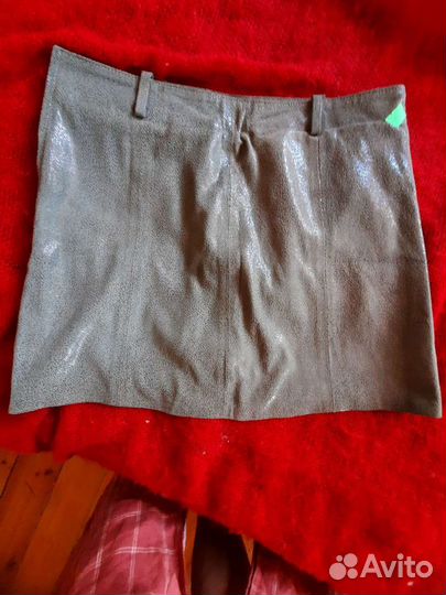 Юбки мини из кожи новые