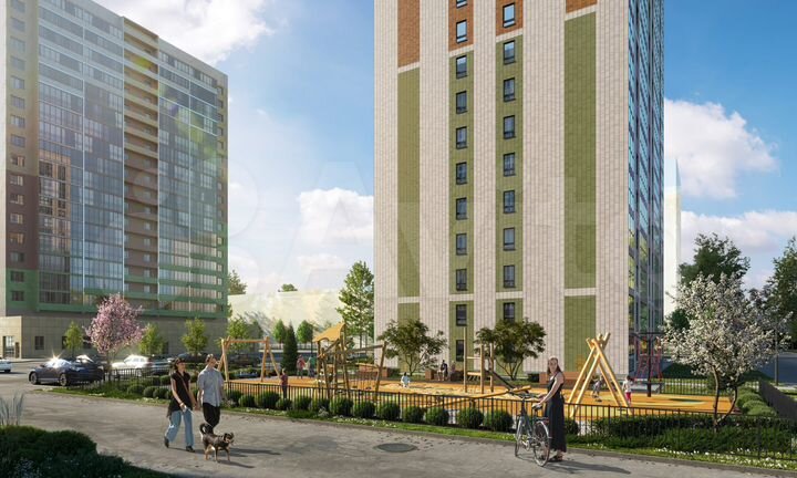 2-к. квартира, 56,6 м², 5/17 эт.