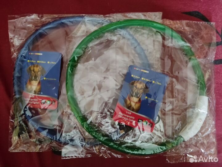 Светящийся ошейник для собак