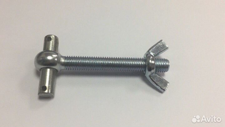 Болт откидной для крепления дышла прицепа мзса шир
