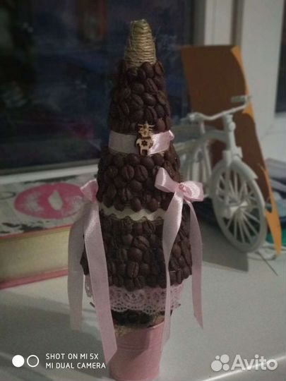 Декор из кофе