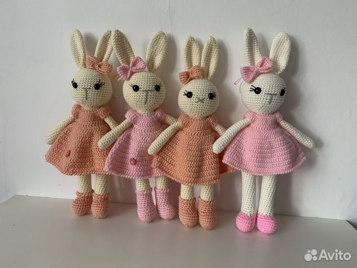 Вязаные зайчики