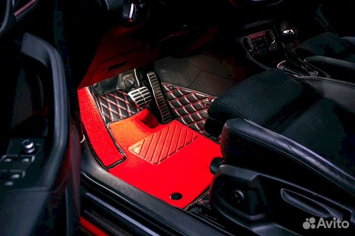 3Д коврики из экокожи BMW