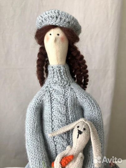 Текстильная кукла в стиле Тильда