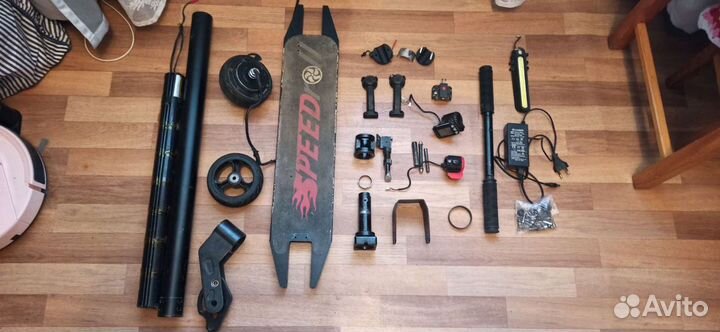 Электросамокат SpeedRooll e-5 на запчасти