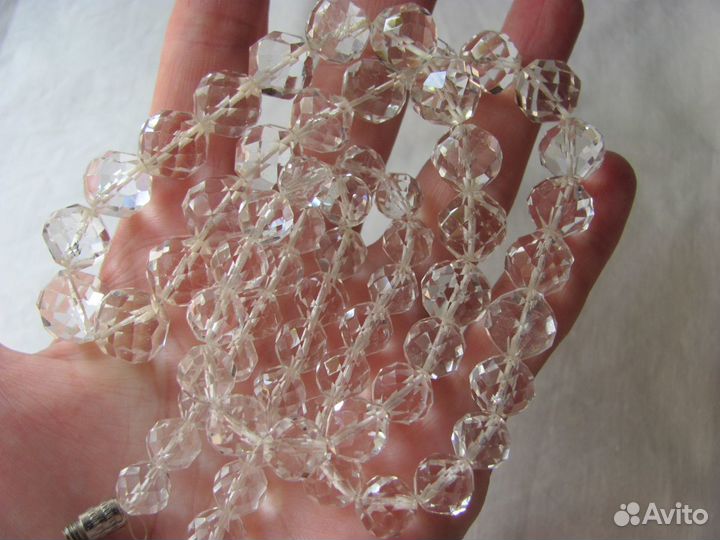 Бусы ожерелье винтаж горный хрусталь СССР 60-70-е