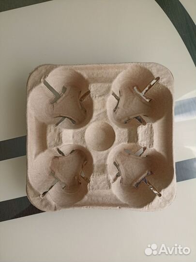 Держатель на 4 стакана от 140мл (Упаковка 110 шт.)