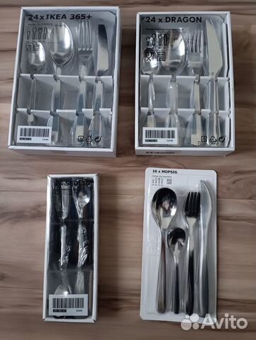 IKEA столовые приборы икеа седлиг 24 предмета
