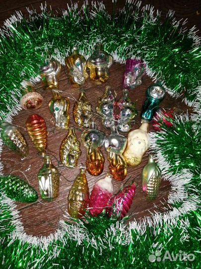 Елочные игрушки советские СССР