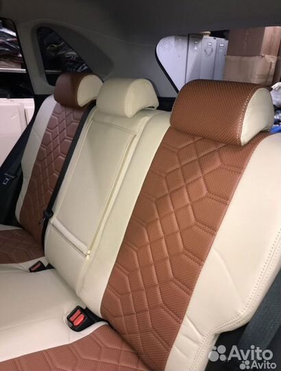 Авто чехлы снять поставить