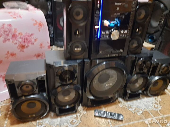 Panasonic SA-VK 960 super мощный (7колонок+ саб 25