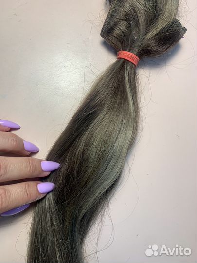 Волосы для наращивания натуральные бу