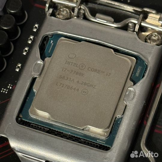 Комплект i7-7700k B150M