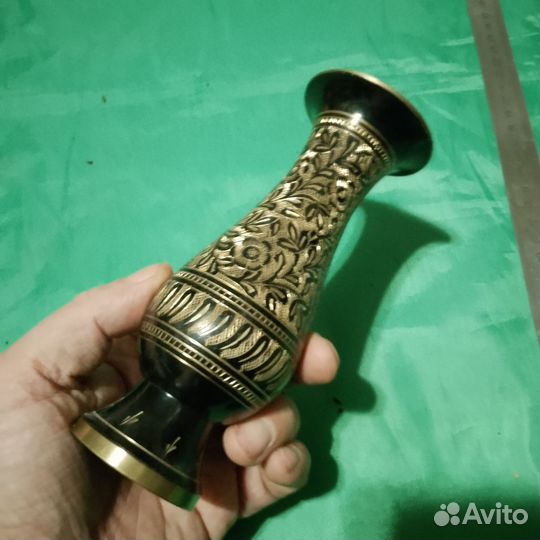 Ваза винтаж латунь