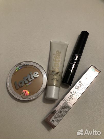 Косметика Lottie London, тушь, праймер, пудра