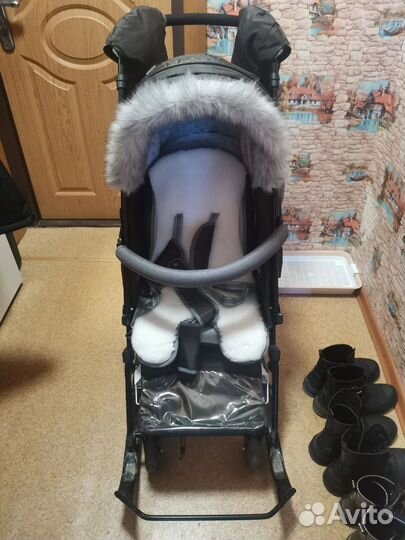 Детские санки-коляска