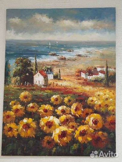 Картина маслом на холсте большая