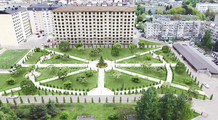 2-к. квартира, 78,5 м², 6/10 эт.