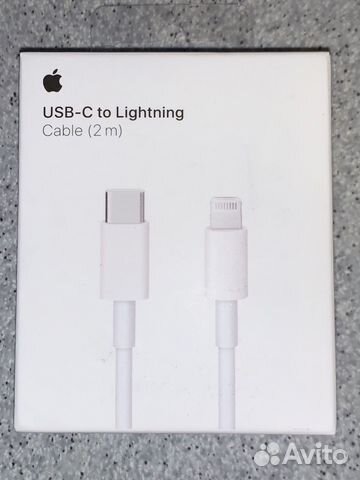 Адаптер и кабель Apple USB-C Lightning Оригинал