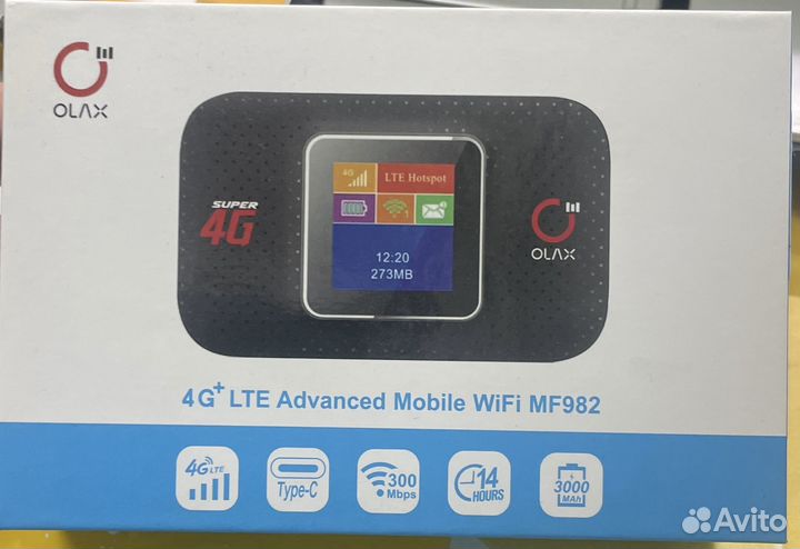 Мобильный wifi роутер 4g с безлимитным интернетом