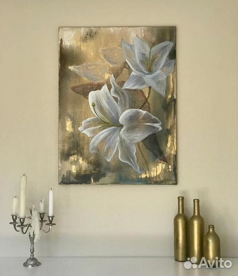 Интерьерная картина на холсте