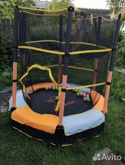 Батут с сеткой