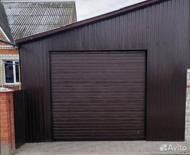 Секционные ворота с установкой