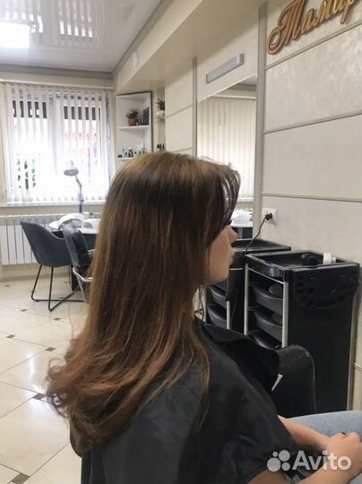 Окрашивание волос любой сложности,стрижки