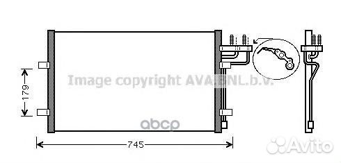 Радиатор кондиционера Ford C-Max Focus II fda5