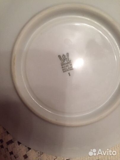 Чайный сервиз на 6 персон костяной фарфор