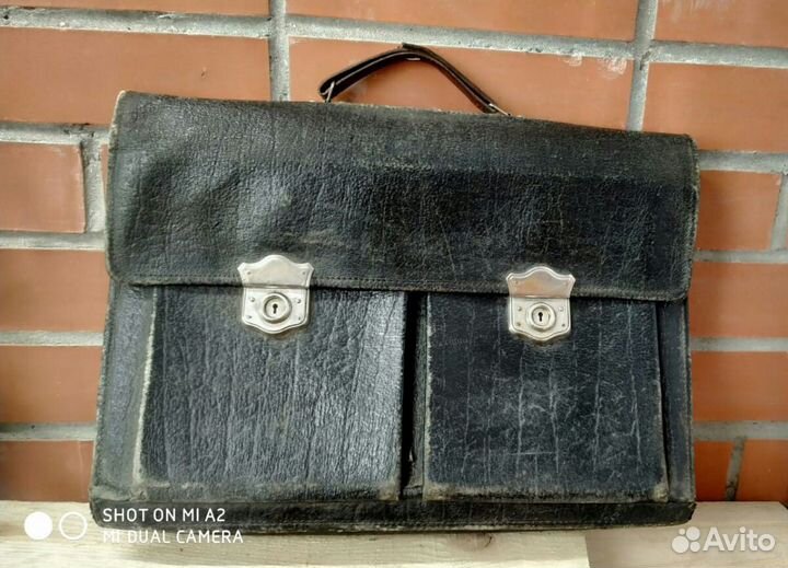 Портфель кожанный СССР