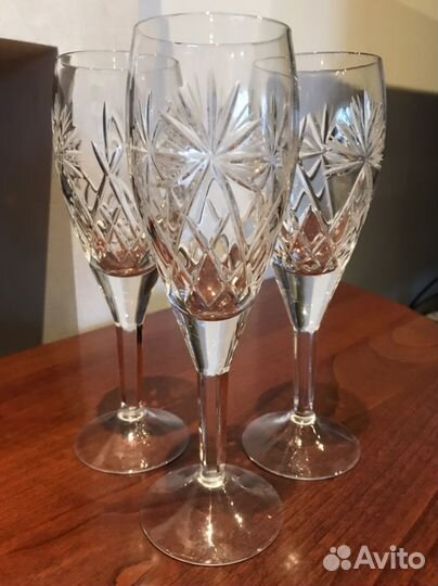 Хрустальные фужеры СССР в добор