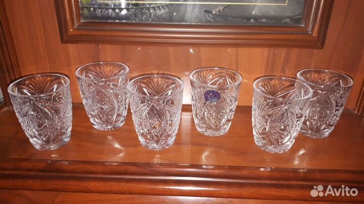 Хрустальные рюмки стопки стаканы СССР