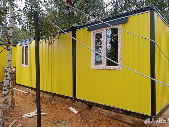 Дачная бытовка блок контейнер с отделкой