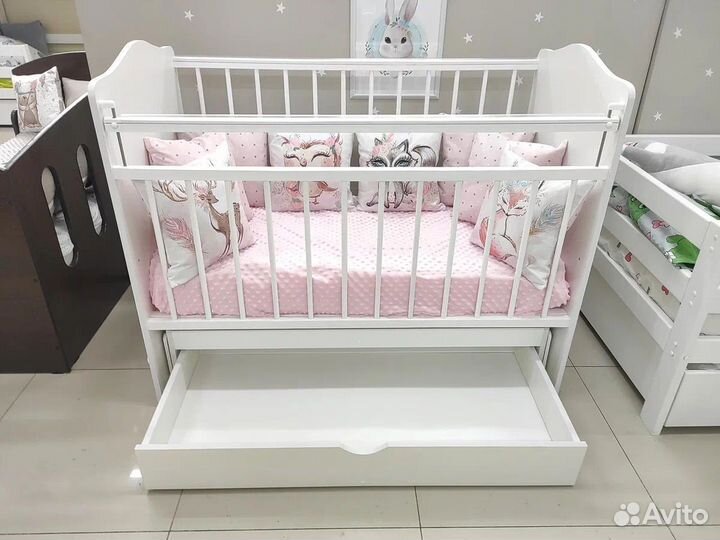 Детская кровать Рондо с выдвижным ящиком