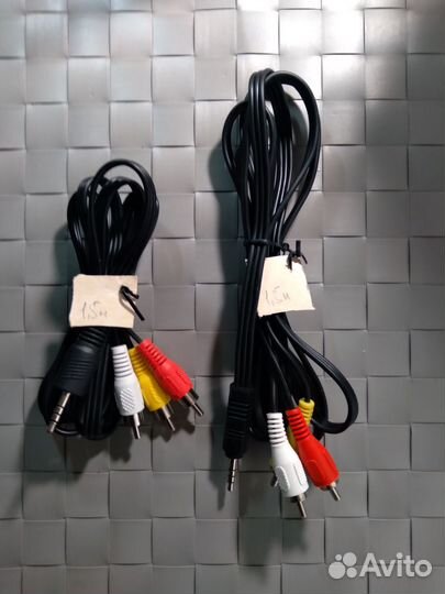 Кабель тюльпаны rca, jack, переходник SATA