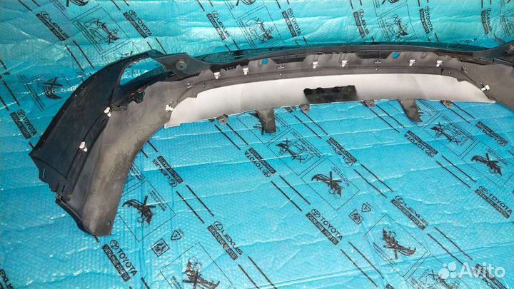 Бампер рав 4 4 с юбкой под датчики и спойлером 221