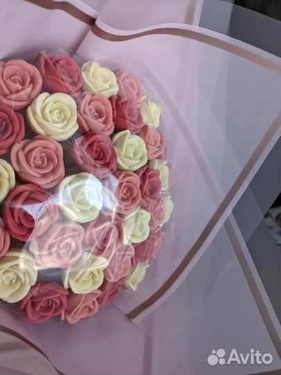 Шоколадные букеты, розы, бельгийский шоколад