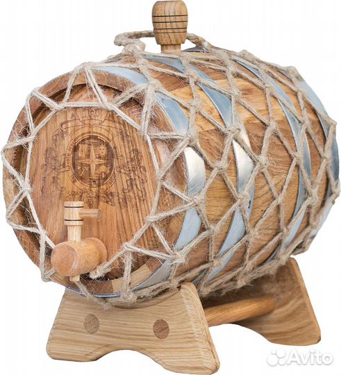 Бочка дубовая 3л, 5л, 10л, 15л, 20л