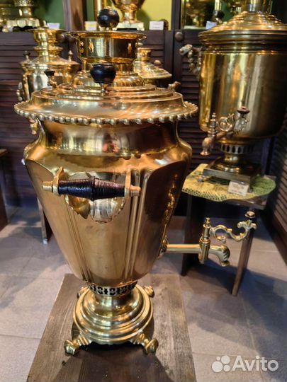 Дровяной самовар, старинный, царский