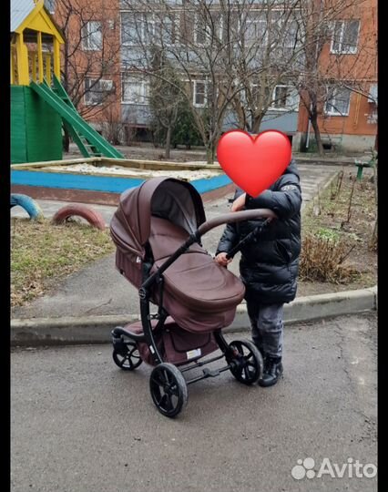 Новая коляска Farfello из эко кожи