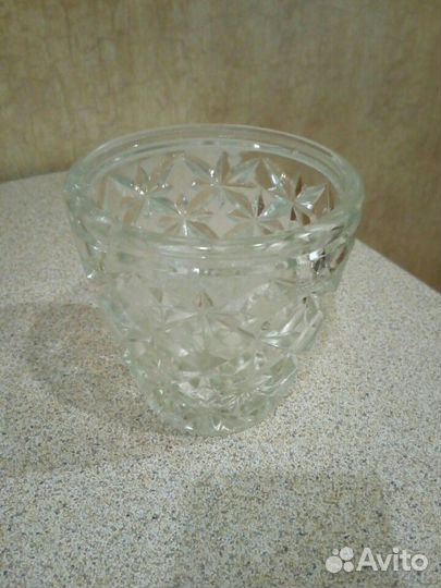 Конфетница хрустальная